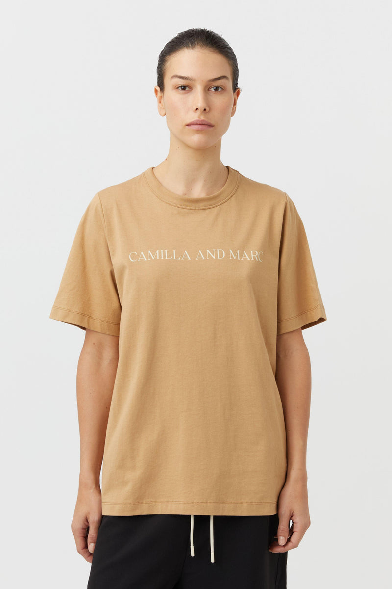 C & M | Asher Tee | Cinnamon | The Colab | Shop Womens | New Zealand