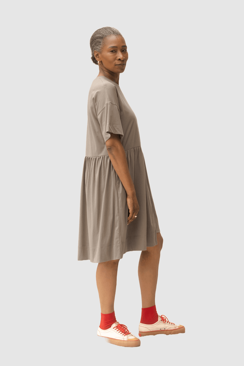 ReCreate Clothing | Hobby Dress | Grey Sage | The Colab | Shop Womens | New Zealand