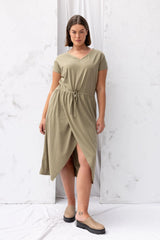 ReCreate Clothing | Converse Dress | Olive | The Colab | Shop Womens | New Zealand