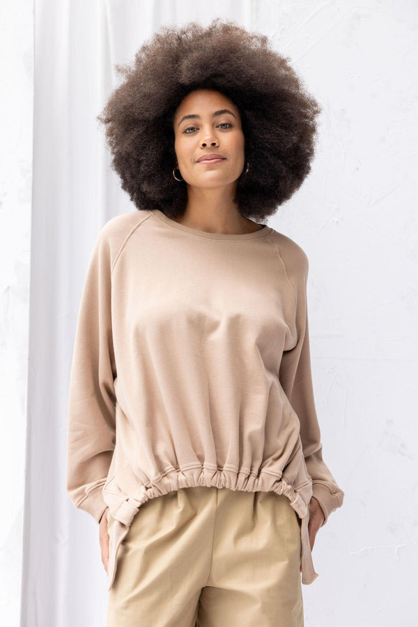 ReCreate Clothing | Forest Sweatshirt | Sandstone | The Colab | Shop Womens | New Zealand