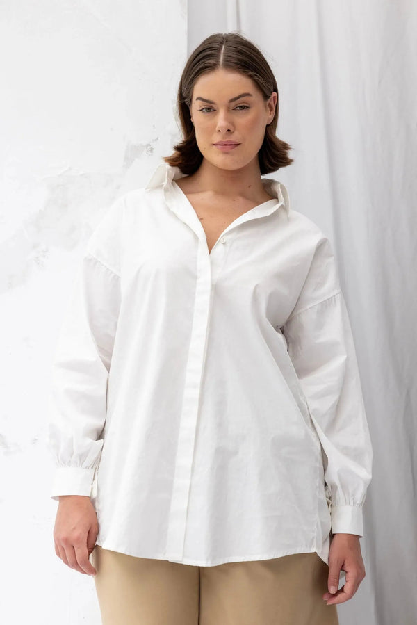ReCreate Clothing | Found Shirt | Chalk | The Colab | Shop Womens | New Zealand