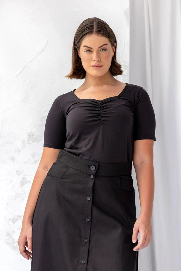 ReCreate Clothing | Friendship Top | Black | The Colab | Shop Womens | New Zealand