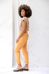 ReCreate Clothing | Travel Pants | Cantaloupe | The Colab | Shop Womens | New Zealand