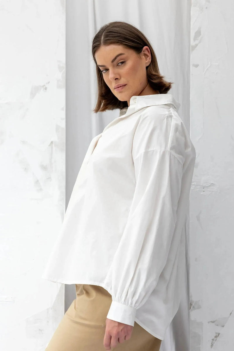 ReCreate Clothing | Found Shirt | Chalk | The Colab | Shop Womens | New Zealand