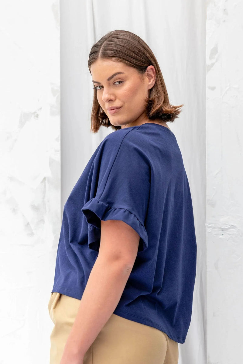 ReCreate Clothing | Ripple Tee | Ink | The Colab | Shop Womens | New Zealand