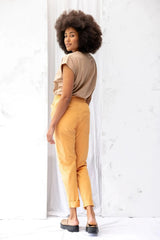 ReCreate Clothing | Travel Pants | Cantaloupe | The Colab | Shop Womens | New Zealand