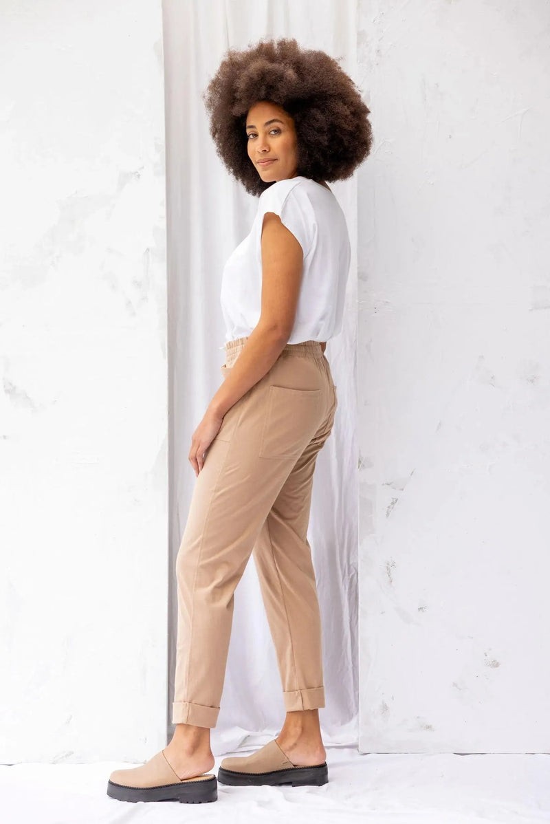 ReCreate Clothing | Travel Pants | Clay | The Colab | Shop Womens | New Zealand