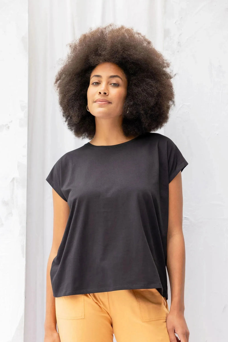 ReCreate Clothing | Tuesday Tee | Black | The Colab | Shop Womens | New Zealand