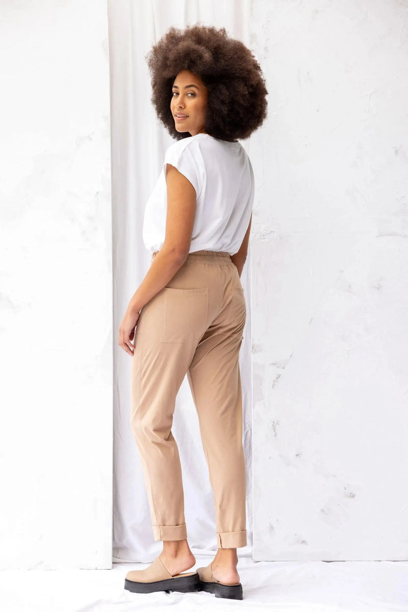 ReCreate Clothing | Travel Pants | Clay | The Colab | Shop Womens | New Zealand