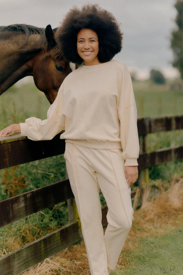 ReCreate Clothing | Homebound Trackpants | Natural | The Colab | Shop Womens | New Zealand