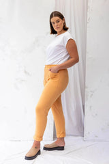 ReCreate Clothing | Travel Pants | Cantaloupe | The Colab | Shop Womens | New Zealand