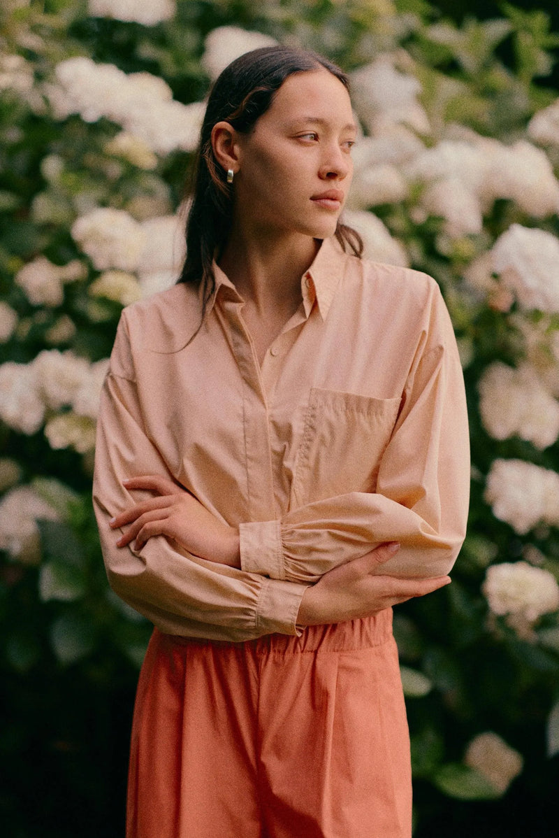 ReCreate Clothing | Boxy Shirt | Blush | The Colab | Shop Womens | New Zealand