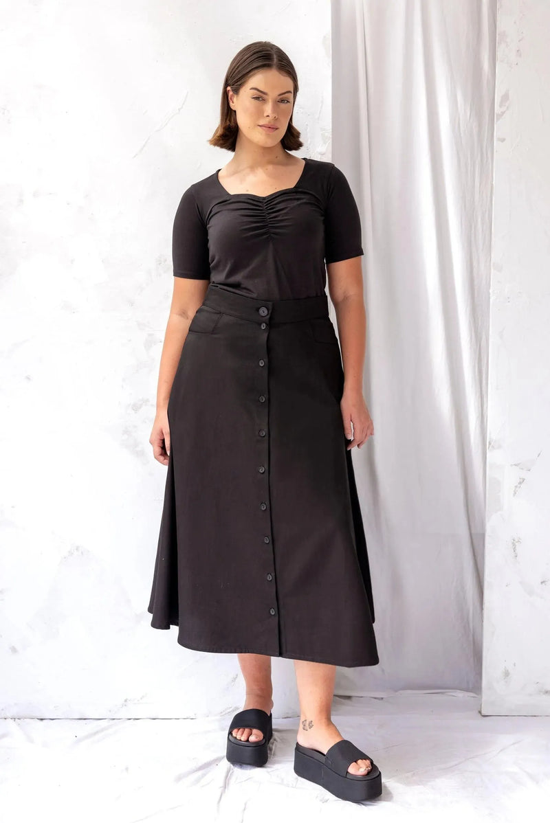 ReCreate Clothing | Friendship Top | Black | The Colab | Shop Womens | New Zealand