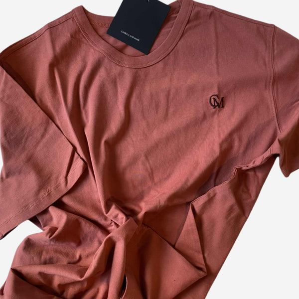 Eamon Logo Tee | Auburn Red