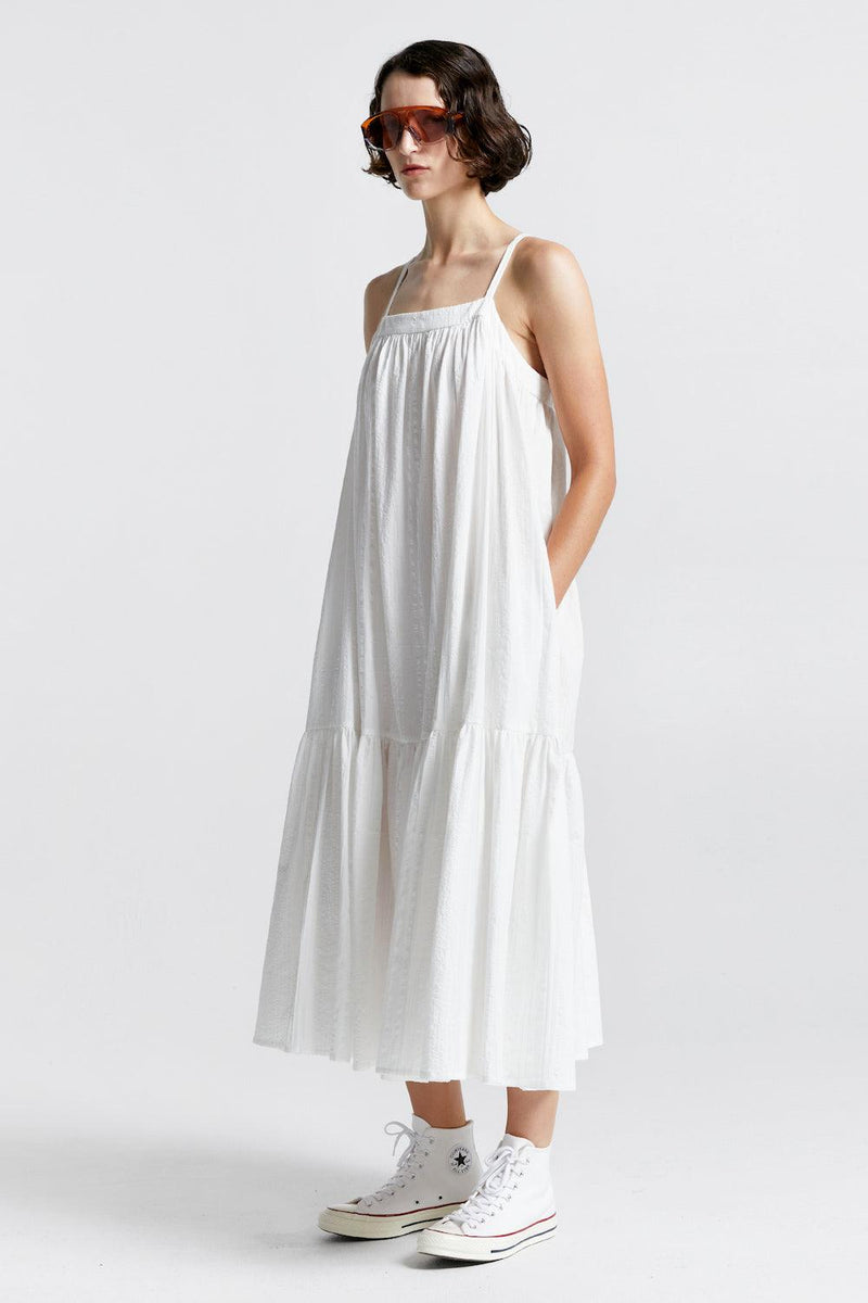 Karen Walker | Armeria Organic Cotton Dress | White | The Colab | Shop Womens | New Zealand