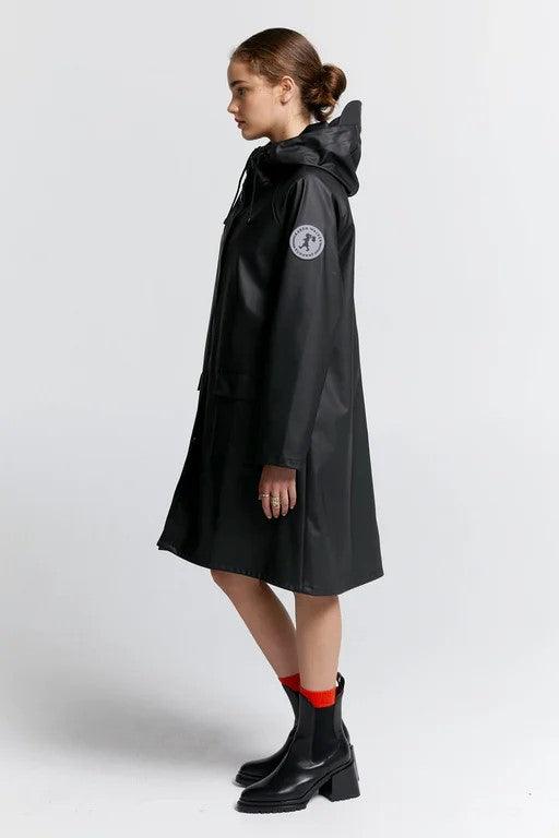 Karen Walker | Runaway Long Raincoat | Black | The Colab | Shop Womens | New Zealand