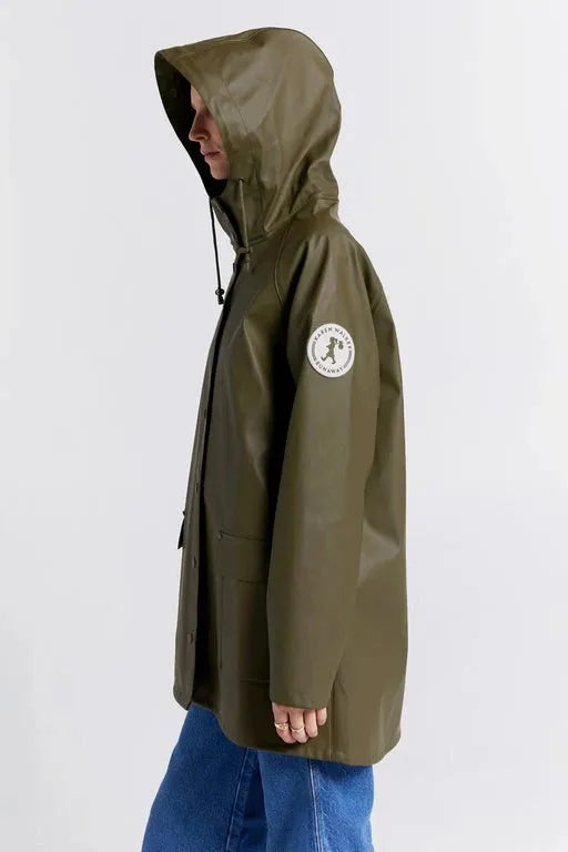 Runaway Raincoat | Dark Olive
