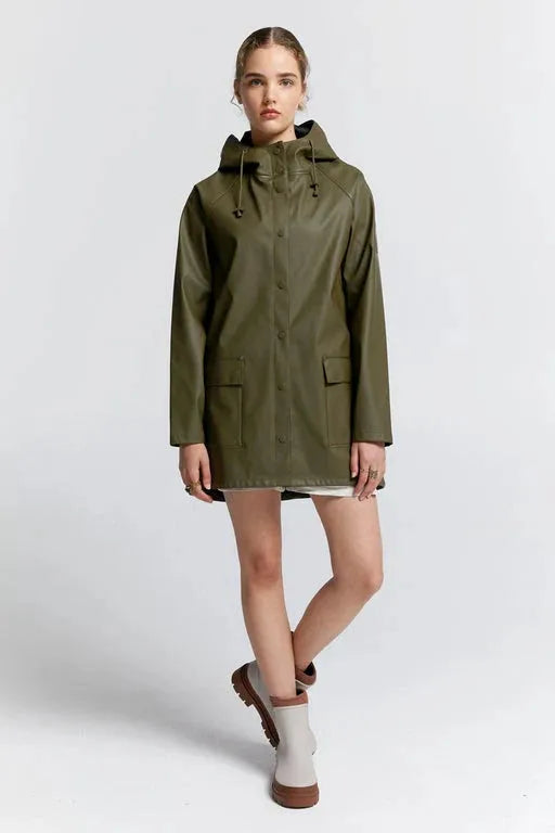 Runaway Raincoat | Dark Olive