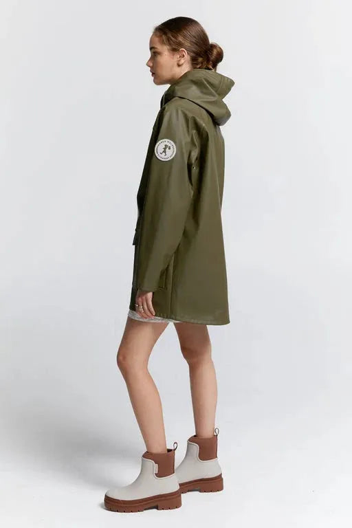 Runaway Raincoat | Dark Olive