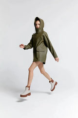Runaway Raincoat | Dark Olive