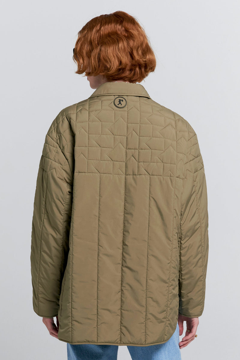 Quilted Voyager Jacket | Herb Green