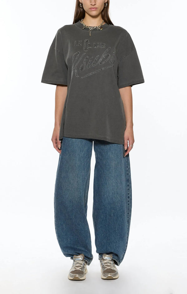 Le Club Boyfriend Tee | Charcoal