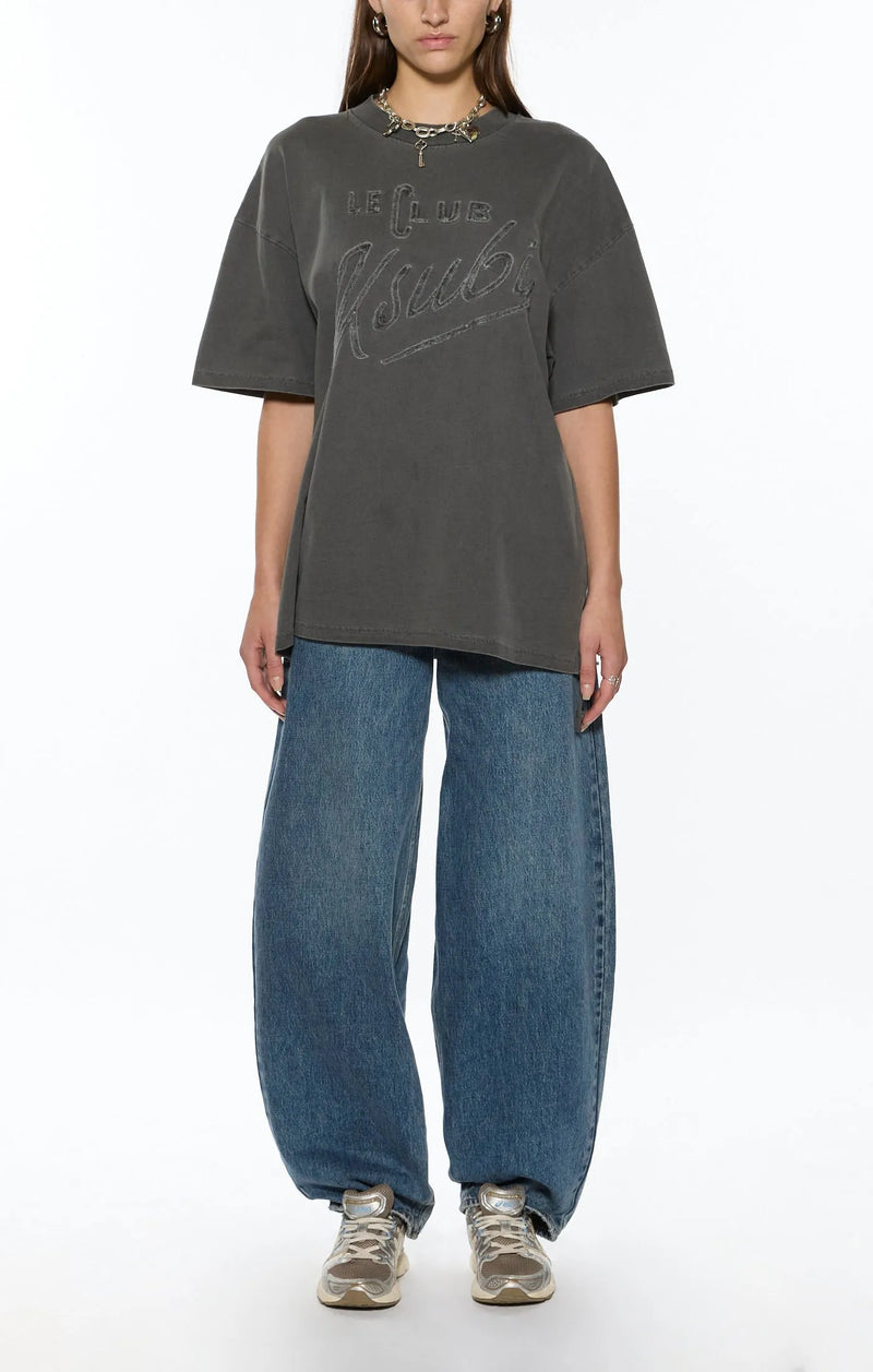 Le Club Boyfriend Tee | Charcoal