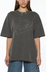 Le Club Boyfriend Tee | Charcoal