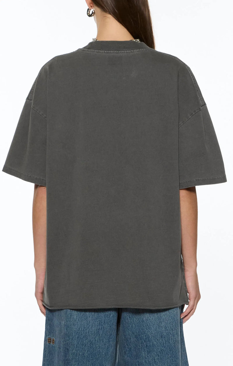 Le Club Boyfriend Tee | Charcoal