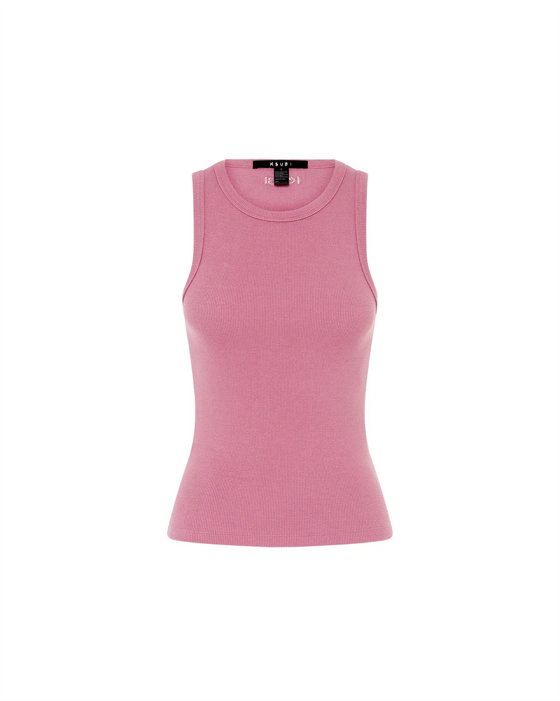 Ksubi | Syndicate Tank Top | Xtra Hyper Pink | The Colab | Shop Womens | New Zealand