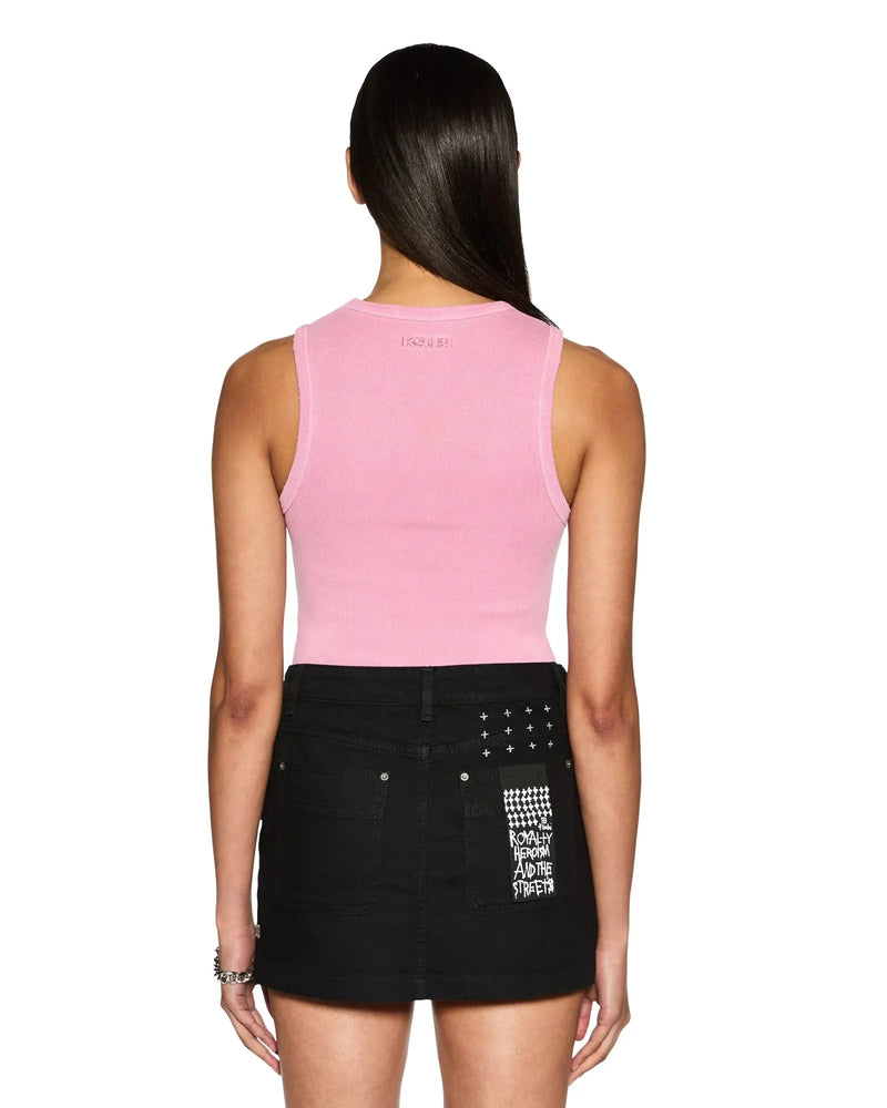 Ksubi | Syndicate Tank Top | Xtra Hyper Pink | The Colab | Shop Womens | New Zealand