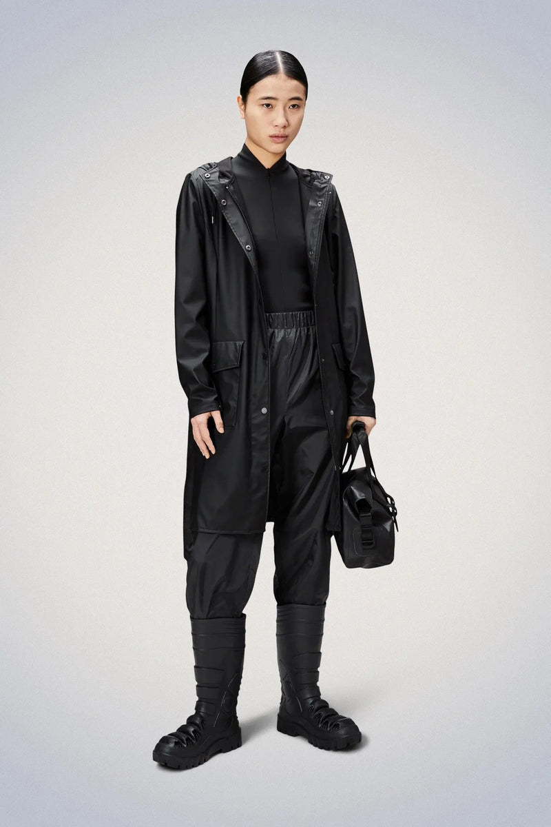 Rains | Waterproof Curve Rain Jacket | Black | The Colab | Shop Womens | New Zealand