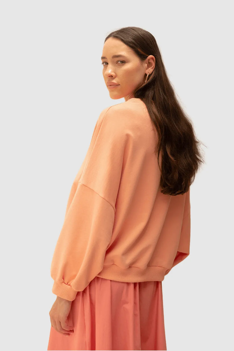 ReCreate Clothing | Around Sweatshirt | Peony | The Colab | Shop Womens | New Zealand