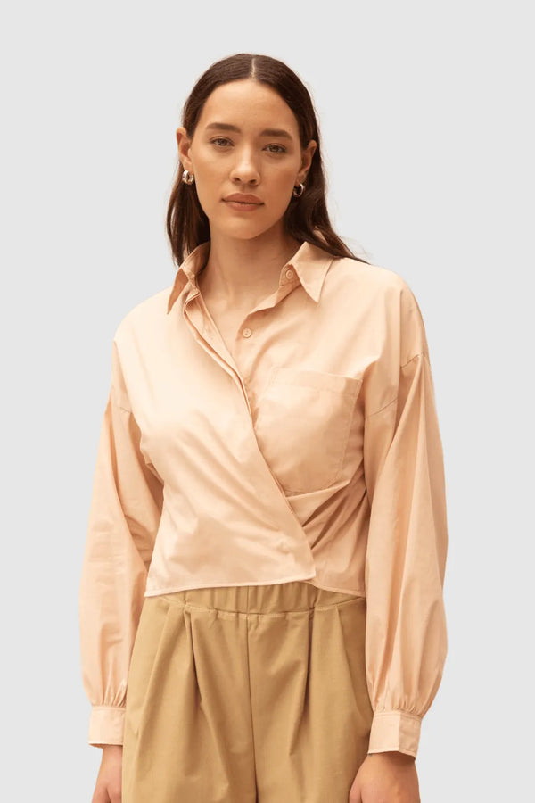 ReCreate Clothing | Boxy Shirt | Blush | The Colab | Shop Womens | New Zealand