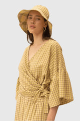 ReCreate Clothing | Charlie Top | Daisy Check | The Colab | Shop Womens | New Zealand