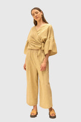 ReCreate Clothing | Charlie Top | Daisy Check | The Colab | Shop Womens | New Zealand