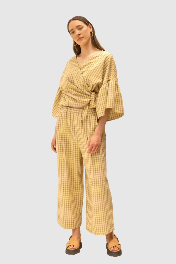 ReCreate Clothing | Charlie Top | Daisy Check | The Colab | Shop Womens | New Zealand