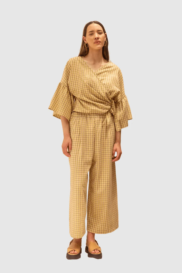 ReCreate Clothing | Harry Pant | Daisy Check | The Colab | Shop Womens | New Zealand