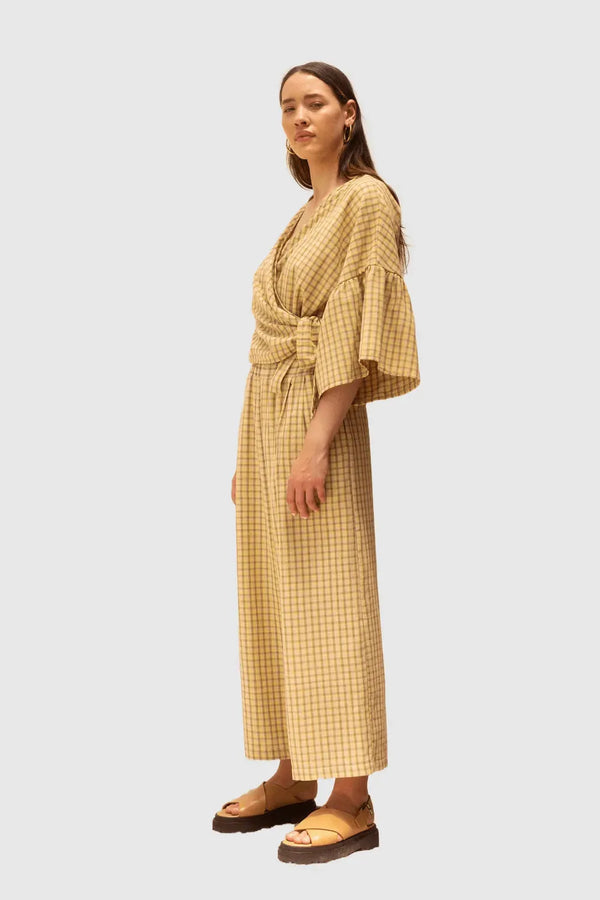 ReCreate Clothing | Harry Pant | Daisy Check | The Colab | Shop Womens | New Zealand