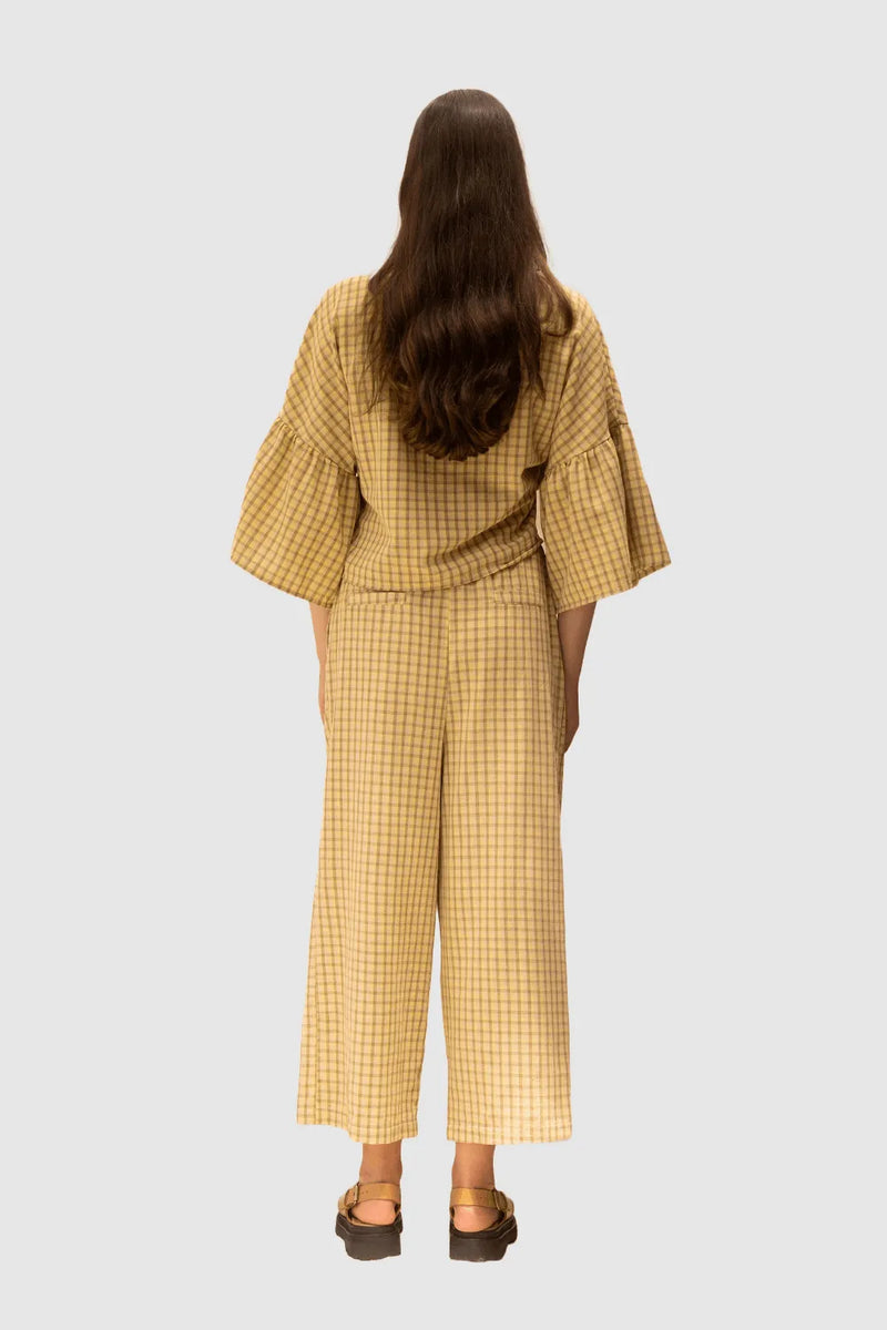 ReCreate Clothing | Harry Pant | Daisy Check | The Colab | Shop Womens | New Zealand