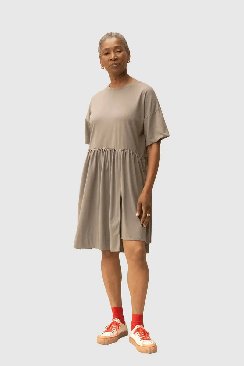 ReCreate Clothing | Hobby Dress | Grey Sage | The Colab | Shop Womens | New Zealand