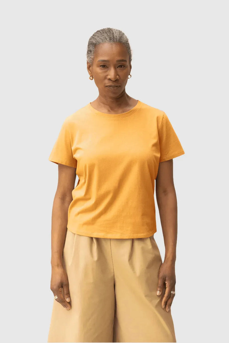 ReCreate Clothing | Key Tee | Cantaloupe | The Colab | Shop Womens | New Zealand