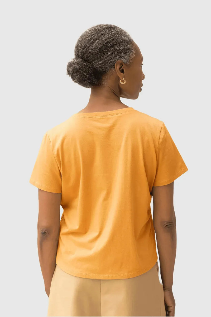 ReCreate Clothing | Key Tee | Cantaloupe | The Colab | Shop Womens | New Zealand