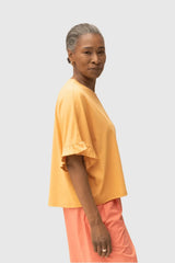 ReCreate Clothing | Ripple Tee | Cantaloupe | The Colab | Shop Womens | New Zealand