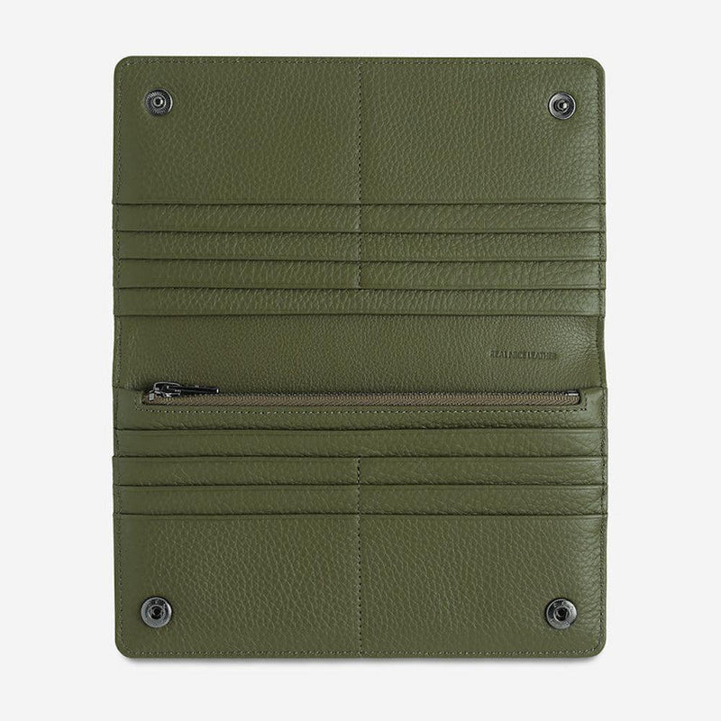 Status Anxiety | Living Proof Wallet | Khaki | The Colab | Shop Womens | New Zealand