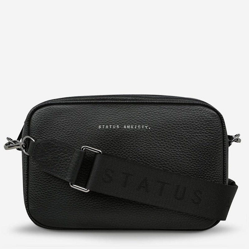 Status Anxiety | Plunder Web Strap Bag | Black | The Colab | Shop Womens | New Zealand