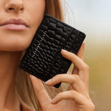 Status Anxiety | Together For Now Wallet | Black Croc | The Colab | Shop Womens | New Zealand