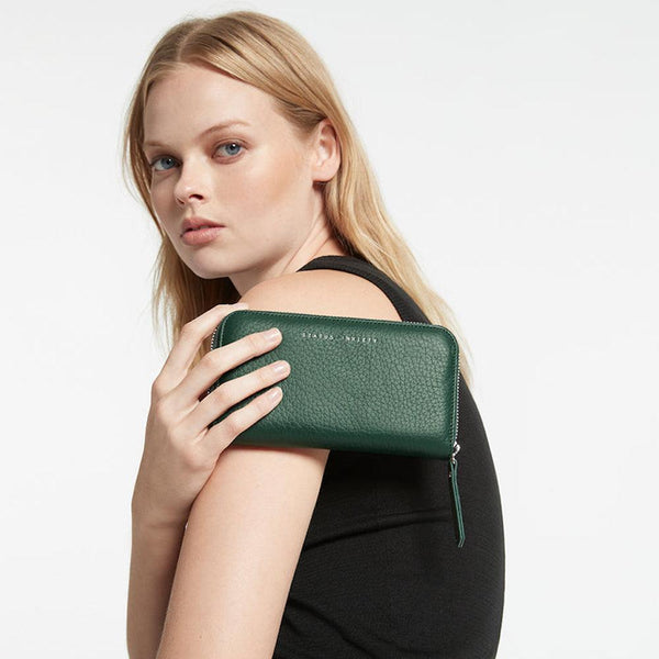 Status Anxiety | Yet To Come Leather Wallet | Teal | The Colab | Shop Womens | New Zealand