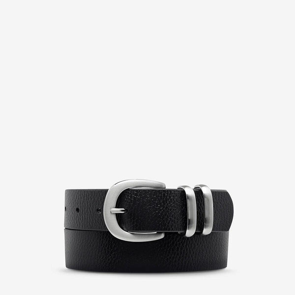 Status Anxiety | Let It Be Belt | Black/Silver | The Colab | Shop Womens | New Zealand