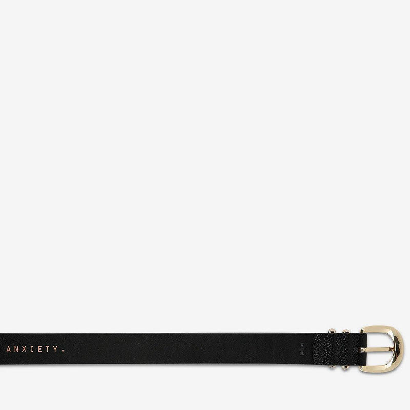 Status Anxiety | Let It Be Belt | Black/Gold | The Colab | Shop Womens | New Zealand